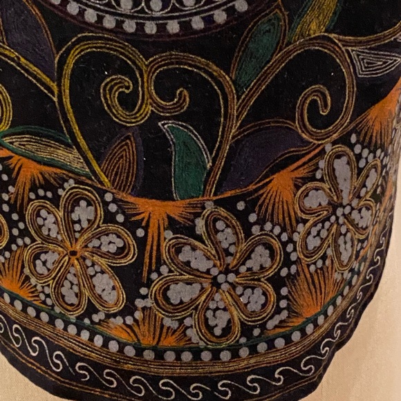 Pabst Blue Ribbon Womens Vest Beautiful Velvet Print w Elephants / Size XXL - Picture 10 of 14